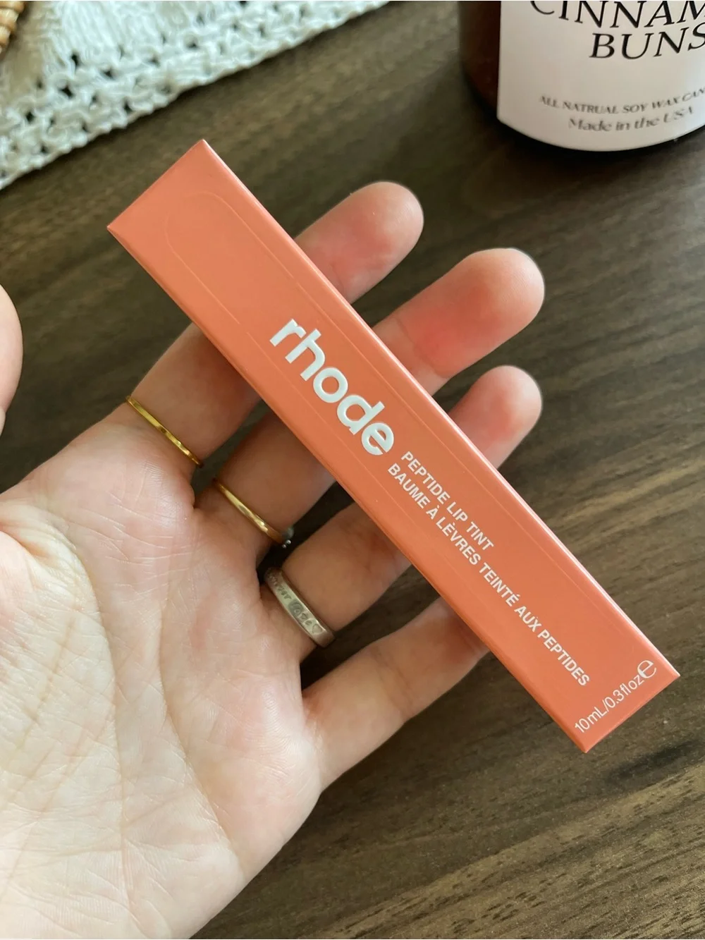 RHODE Peptide Lip Tint in Coral Pink-Orange